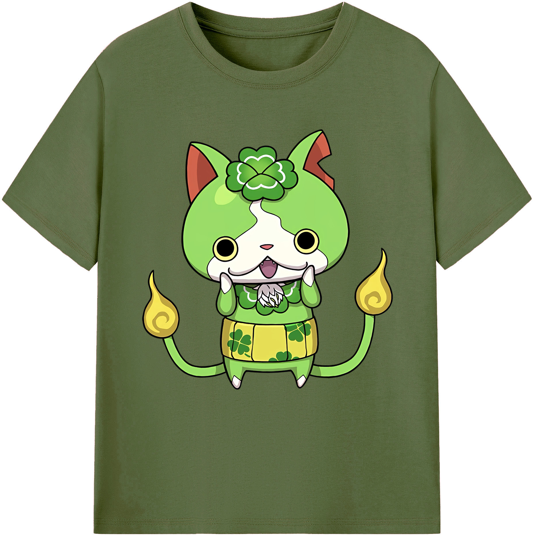 （画像用） 妖怪ウォッチ Yo-kai Watch 綿100％半袖Tシャツ（フロントプリント）